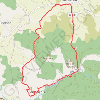 Itinéraire Tour du Revuaire par les gorges du Riou, distance, dénivelé, altitude, carte, profil, trace GPS