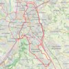 Itinéraire Virée à Toulouse, distance, dénivelé, altitude, carte, profil, trace GPS