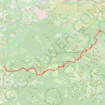 Itinéraire Lagrasse-Alet les Bains, distance, dénivelé, altitude, carte, profil, trace GPS