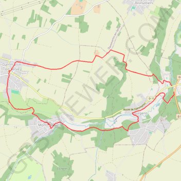 Itinéraire Septeuil et La Vaucouleurs (78 - Yvelines), distance, dénivelé, altitude, carte, profil, trace GPS