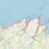 Itinéraire GR®34 de Paimpol à Perros-Guirec, distance, dénivelé, altitude, carte, profil, trace GPS