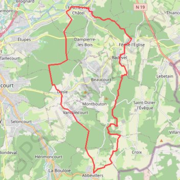 Itinéraire Boucle GR5 sentier des Bornes, distance, dénivelé, altitude, carte, profil, trace GPS