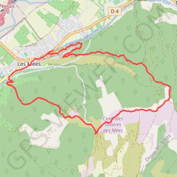 Itinéraire Les Pénitents, distance, dénivelé, altitude, carte, profil, trace GPS