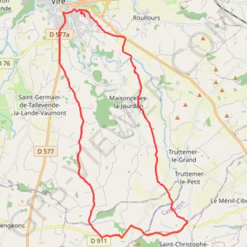 Itinéraire De Vaudry à Chaulieu via Truttemer, distance, dénivelé, altitude, carte, profil, trace GPS