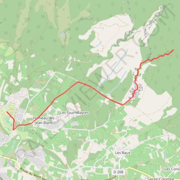 Itinéraire 456226, distance, dénivelé, altitude, carte, profil, trace GPS