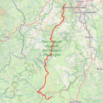 Itinéraire Puy Mary Condat Lac Chauvet Monts Dore Puy de Dome, distance, dénivelé, altitude, carte, profil, trace GPS