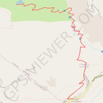 Itinéraire Lac de Peyres, distance, dénivelé, altitude, carte, profil, trace GPS