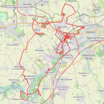 Itinéraire 68 KM 2022, distance, dénivelé, altitude, carte, profil, trace GPS