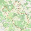 Itinéraire Bernac, randonnée autour du château de Théobon, distance, dénivelé, altitude, carte, profil, trace GPS