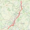 Itinéraire De Sainte-Maure-de-Touraine à Lusignan sur le chemin de Compostelle, distance, dénivelé, altitude, carte, profil, trace GPS