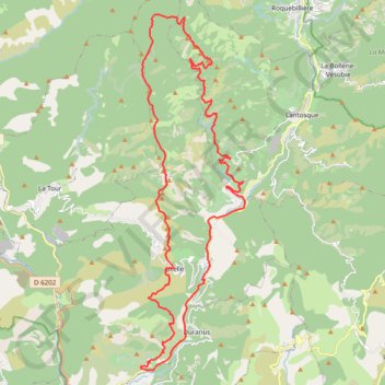 Itinéraire Les Granges de la Brasque, distance, dénivelé, altitude, carte, profil, trace GPS