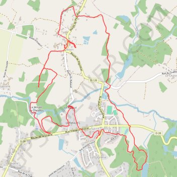 Itinéraire Sur les pas des Lémovices, distance, dénivelé, altitude, carte, profil, trace GPS