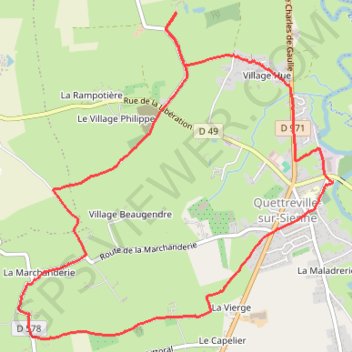 Itinéraire Circuit des loges, distance, dénivelé, altitude, carte, profil, trace GPS