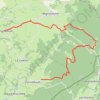 Itinéraire Haut-Jura - Longcochon - Cerniébaud, distance, dénivelé, altitude, carte, profil, trace GPS