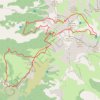 Itinéraire Lacs de Lignin, en circuit depuis Peyresq, distance, dénivelé, altitude, carte, profil, trace GPS