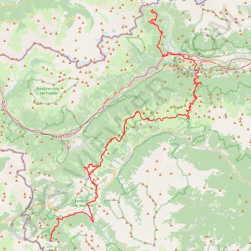Itinéraire Lago Nero - Moncenisio, distance, dénivelé, altitude, carte, profil, trace GPS