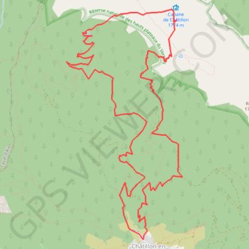 Itinéraire col de la raille 1, distance, dénivelé, altitude, carte, profil, trace GPS