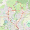 Itinéraire Fougères, distance, dénivelé, altitude, carte, profil, trace GPS