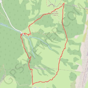 Itinéraire Pointe de Banc Plat (Montagne du Charbon), distance, dénivelé, altitude, carte, profil, trace GPS