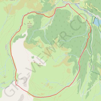 Itinéraire Payolle - Col de la Crabe, distance, dénivelé, altitude, carte, profil, trace GPS