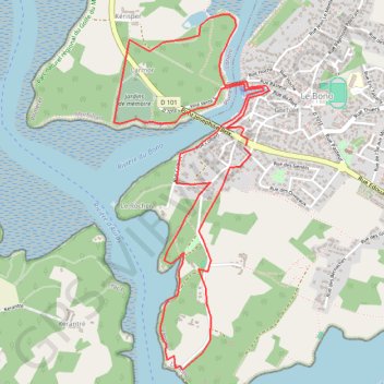 Itinéraire Le bono, distance, dénivelé, altitude, carte, profil, trace GPS