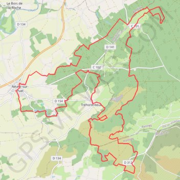 Itinéraire Randonnée aux pays des légendes, distance, dénivelé, altitude, carte, profil, trace GPS