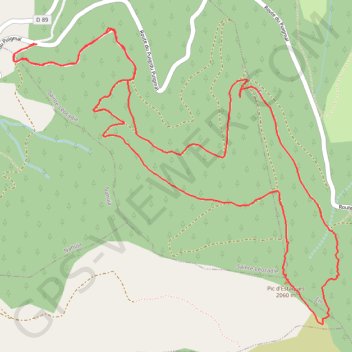 Itinéraire Le Puig d'Estaques, distance, dénivelé, altitude, carte, profil, trace GPS