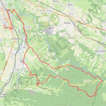 Itinéraire Bager 38 km, distance, dénivelé, altitude, carte, profil, trace GPS