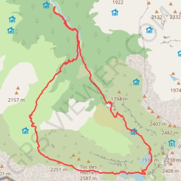 Itinéraire Étang Long et étang Rond, distance, dénivelé, altitude, carte, profil, trace GPS