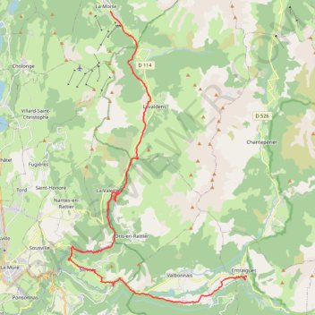 Itinéraire Etape 6 Trièves 2025-20505994, distance, dénivelé, altitude, carte, profil, trace GPS