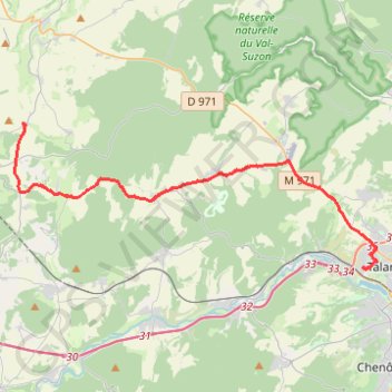 Itinéraire Parcours du 09/02/2024 18h08, distance, dénivelé, altitude, carte, profil, trace GPS