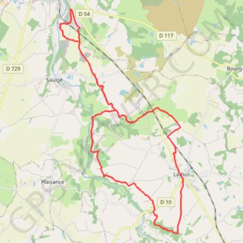 Itinéraire Endomondo User, distance, dénivelé, altitude, carte, profil, trace GPS