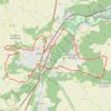 Itinéraire Autour d'Étréchy par le Trou du Sarrazin, distance, dénivelé, altitude, carte, profil, trace GPS