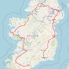 Itinéraire Tour de l'Irlande : Cork - Waterford, distance, dénivelé, altitude, carte, profil, trace GPS