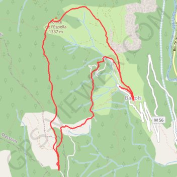 Itinéraire Randonnée du 25/09/2020 à 09:11, distance, dénivelé, altitude, carte, profil, trace GPS