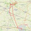 Itinéraire Hazebrouck - Mont Cassel - Hazebrouck, distance, dénivelé, altitude, carte, profil, trace GPS