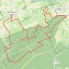 Itinéraire 72-650, distance, dénivelé, altitude, carte, profil, trace GPS