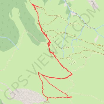 Itinéraire Pic de Bergons, distance, dénivelé, altitude, carte, profil, trace GPS