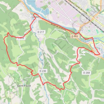 Itinéraire Les vignes en terrasses des collines de Jurançon, distance, dénivelé, altitude, carte, profil, trace GPS