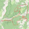 Itinéraire Les Gorges de la Jonte, distance, dénivelé, altitude, carte, profil, trace GPS