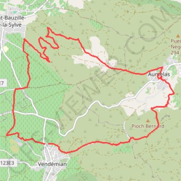 Itinéraire Le Télégraphe de Chappe, distance, dénivelé, altitude, carte, profil, trace GPS