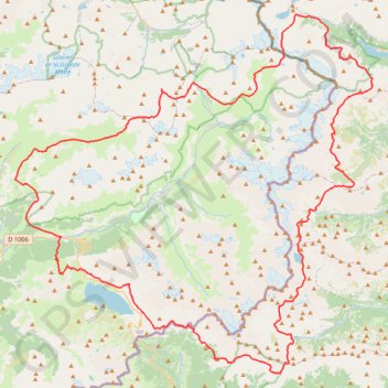 Itinéraire Route from Lanslebourg-Mont-Cenis to Lanslebourg-Mont-Cenis, distance, dénivelé, altitude, carte, profil, trace GPS