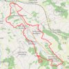Itinéraire Autour de Glos, distance, dénivelé, altitude, carte, profil, trace GPS