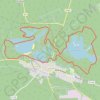 Itinéraire Autour des lacs d'Hostens, distance, dénivelé, altitude, carte, profil, trace GPS