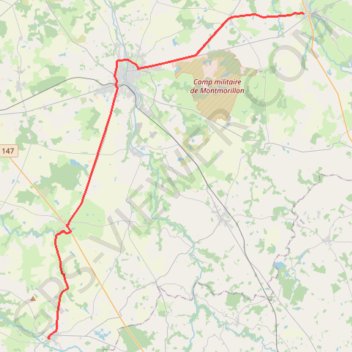 Itinéraire liberty-2023-02-04T16_52_59.376Z, distance, dénivelé, altitude, carte, profil, trace GPS