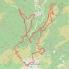 Itinéraire Trail de l'Argent Double - Caunes-Minervois, distance, dénivelé, altitude, carte, profil, trace GPS