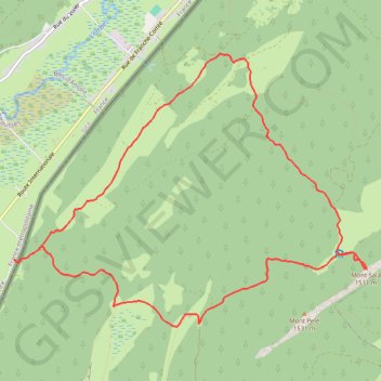 Itinéraire Mont Sala, distance, dénivelé, altitude, carte, profil, trace GPS