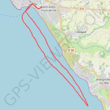 Itinéraire SailFreeGps_2022-08-09_16-57-10, distance, dénivelé, altitude, carte, profil, trace GPS
