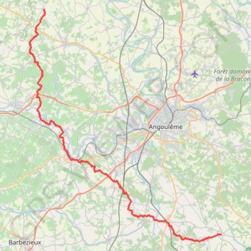 Itinéraire Tour de Charente - Etape 5/5 : Villebois-Lavalette - Anville - 16277 - UtagawaVTT.com, distance, dénivelé, altitude, carte, profil, trace GPS