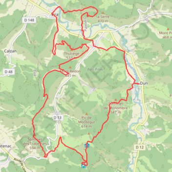 Itinéraire Trail du maquis, distance, dénivelé, altitude, carte, profil, trace GPS